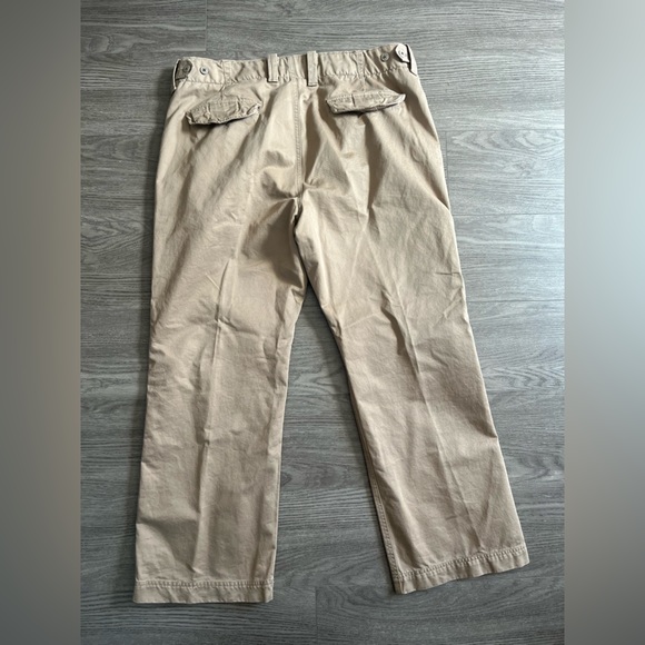 GAP Men's Khakis Tan Straight Fit Cotton Pants 38X30 - Picture 6 of 7